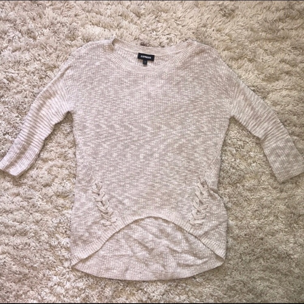 Express hi/low sweater